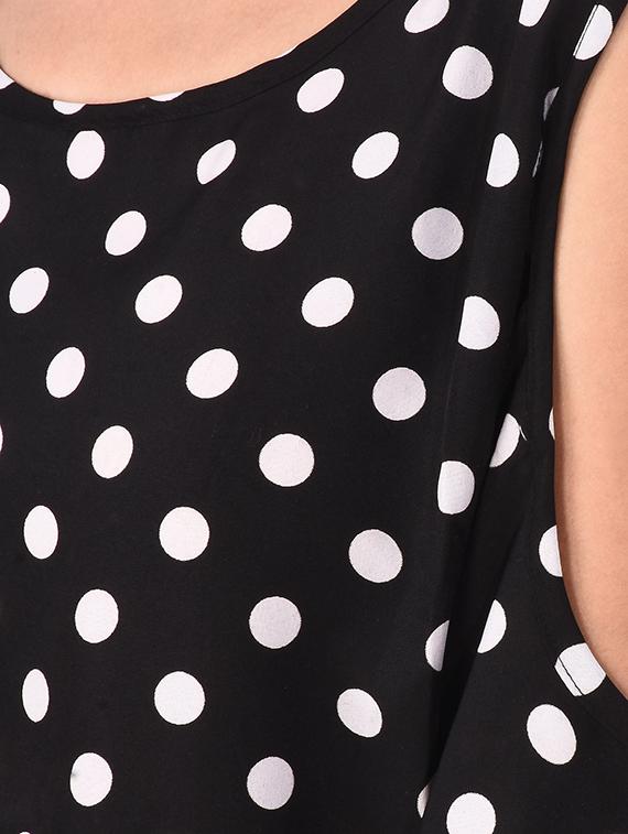 women black printed regular top - 16555486 - Standard Image - 4