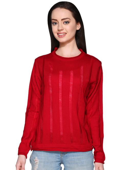long sleeved solid pullover - 16556837 - Very Small Image - 1