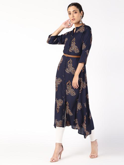 women's asymmetric kurta - 16559646 - Very Small Image - 1