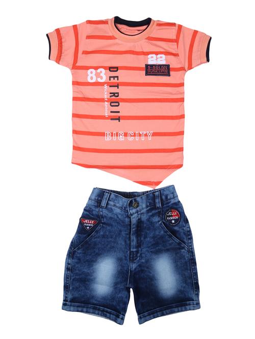 pink cotton shorts set - 16560513 - Very Small Image - 1