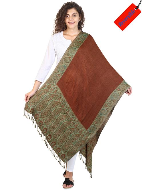 paisley solid shawl - 16560675 - Very Small Image - 1