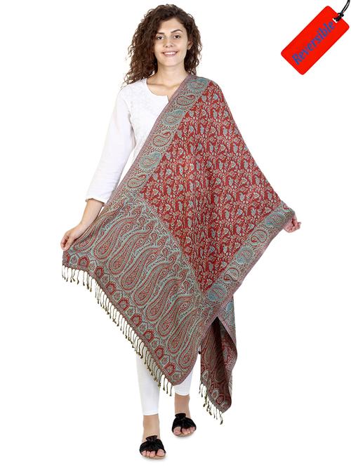 paisley reversible shawl - 16560679 - Very Small Image - 1