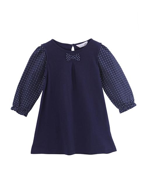 blue cotton frock - 16563040 - Very Small Image - 1