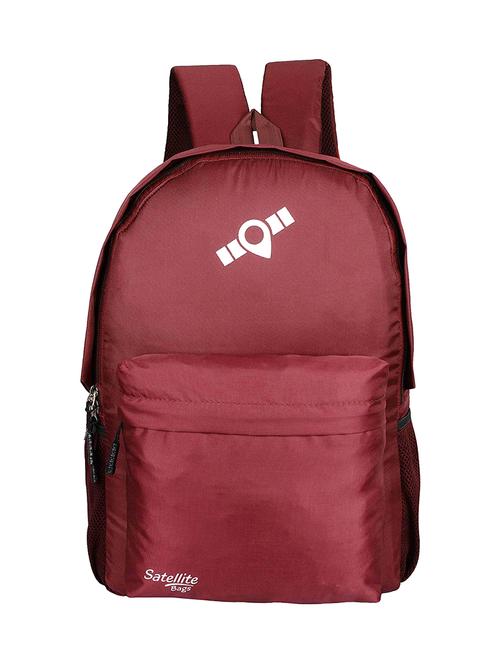 red faux silk backpack - 16565821 - Very Small Image - 1