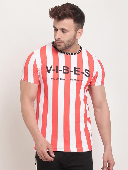 orange striped t-shirt - 16572341 - Very Small Image - 1