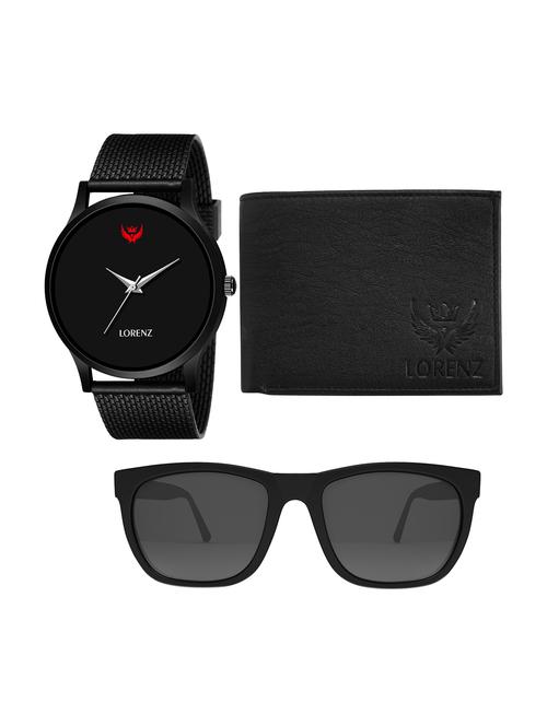 lorenz set of 3 analog watch, sunglasses and wallet - 16572561 - Very Small Image - 1