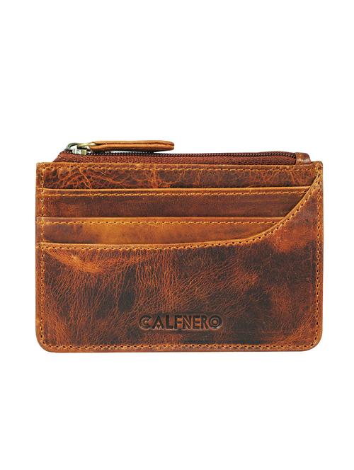 brown leather card holder - 16573535 - Very Small Image - 1