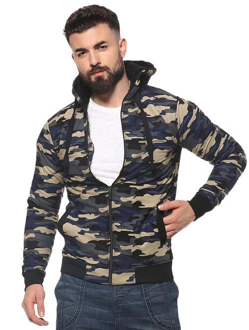 multi colored camouflage casual jacket - 16574582 - Very Small Image - 1
