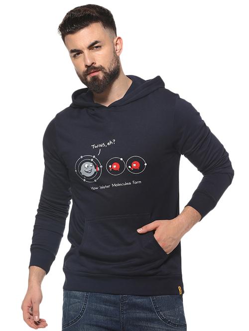 mens chest print sweatshirt - 16574608 - Very Small Image - 1