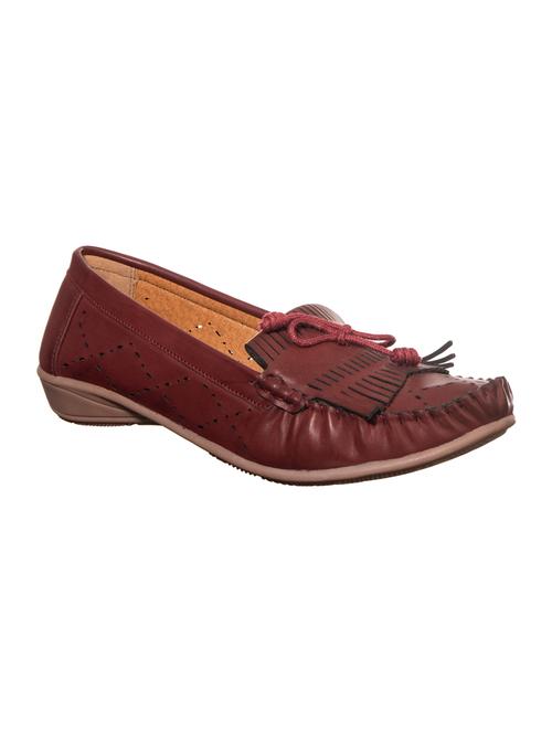 khadims red slip on loafers - 16576298 - Very Small Image - 1