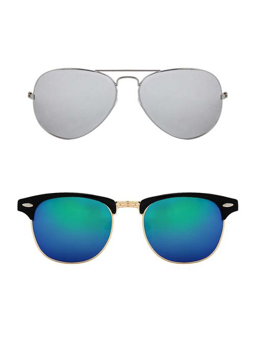 royalmede set of 2 aviator & clubmaster sunglasses - 16578113 - Very Small Image - 1