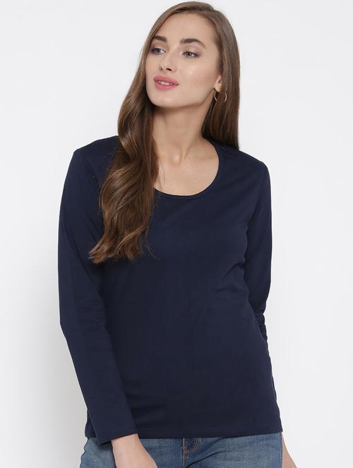 round neck long sleeved tee - 16579124 - Very Small Image - 1