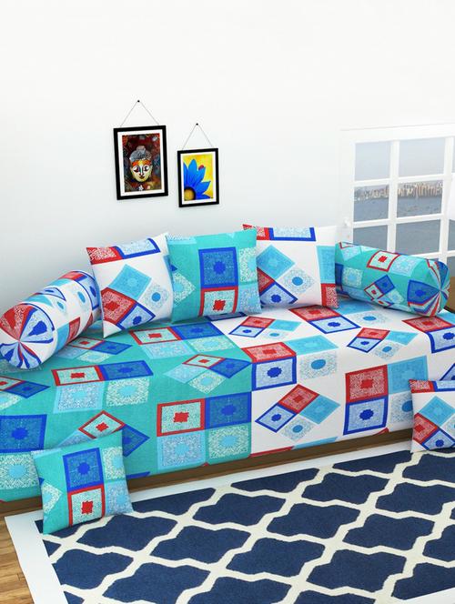 cotton diwan set of 8 pcs  - 16579540 - Very Small Image - 1