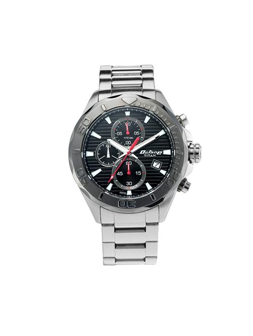 titan octane chronograph black dial men's watch-90087km02 - 16582718 - Very Small Image - 1
