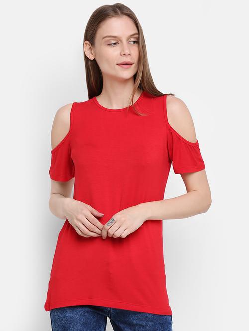 women's a line round neck top - 16584962 - Very Small Image - 1