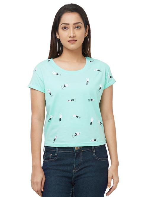 round neck quirky tee  - 16585201 - Very Small Image - 1