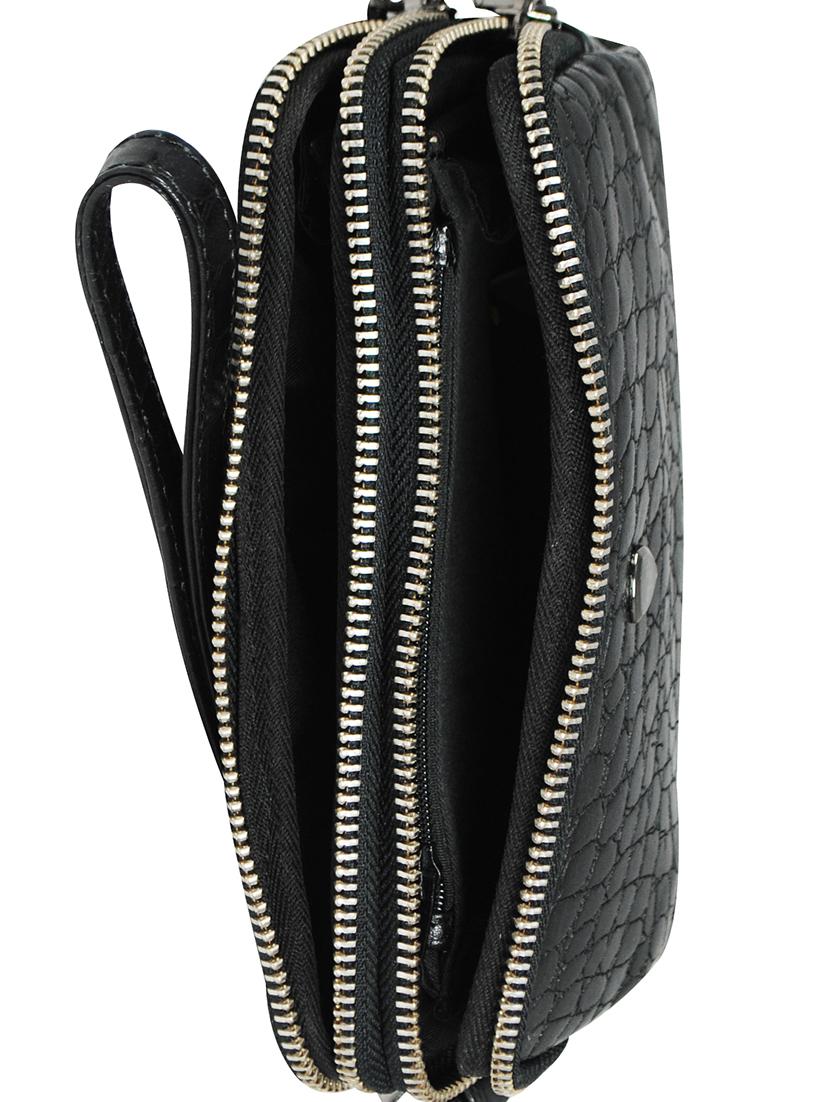 black leather regular pouch - 16585233 - Standard Image - 2