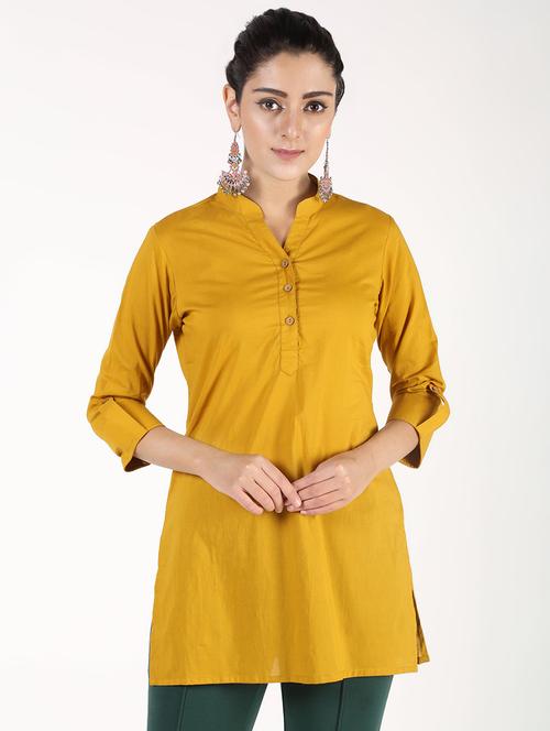 solid straight kurti - 16586326 - Very Small Image - 1