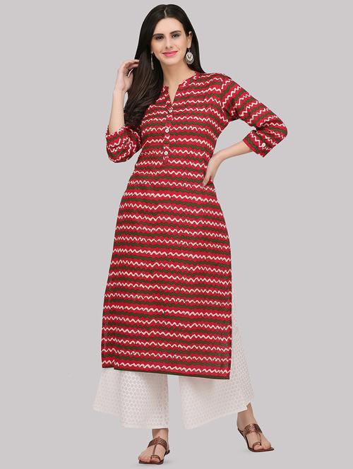 women's straight kurta - 16587059 - Very Small Image - 1