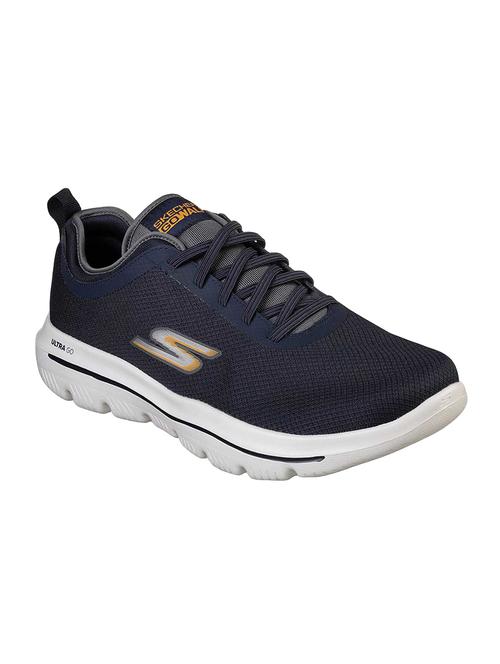 navy fabric lace up sport shoes - 16587343 - Very Small Image - 1