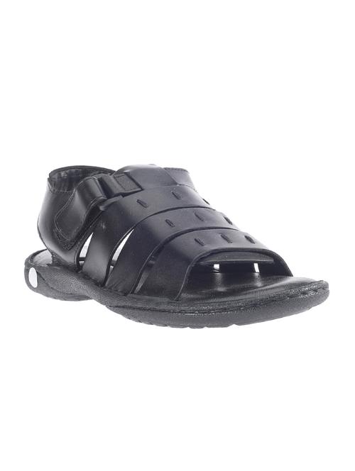 black leather back strap sandals - 16589062 - Very Small Image - 1