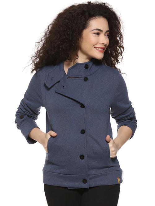 lapel neck solid jacket - 16592277 - Very Small Image - 1