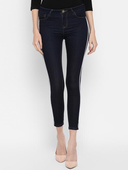 high rise side tapping jean - 16592341 - Very Small Image - 1