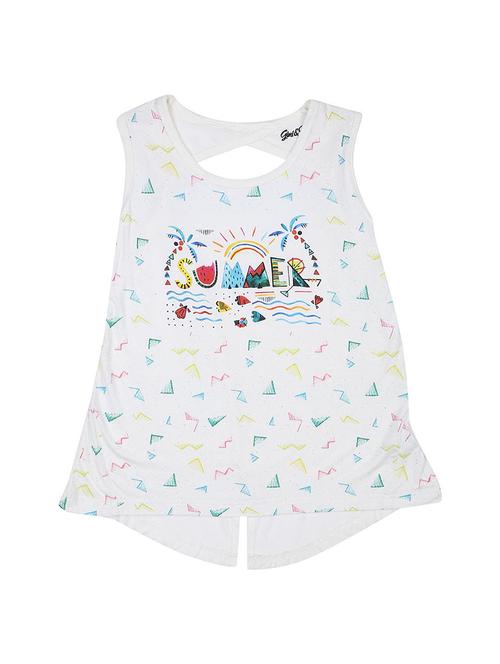 cutout back quirky print top - 16592896 - Very Small Image - 1