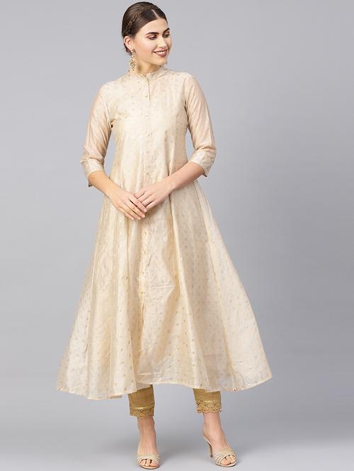 women's front slit kurta - 16599638 - Very Small Image - 1