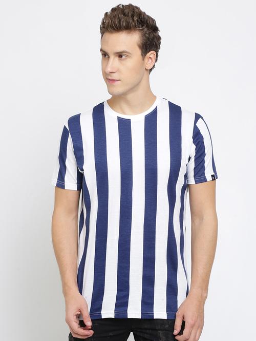 blue striped t-shirt  - 16600868 - Very Small Image - 1