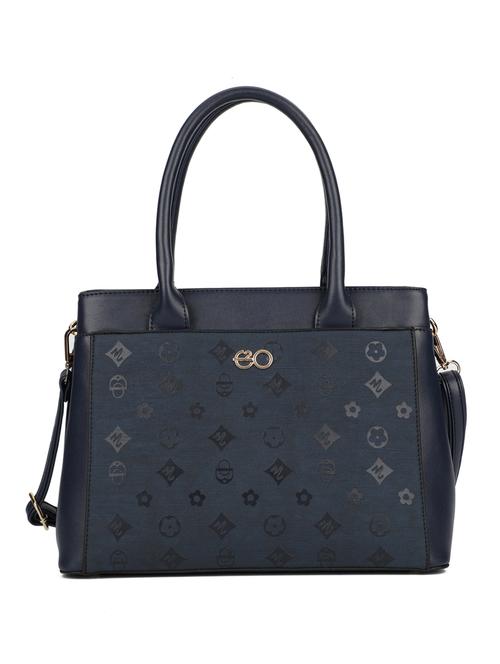blue leatherette (pu) handbag - 16600988 - Very Small Image - 1
