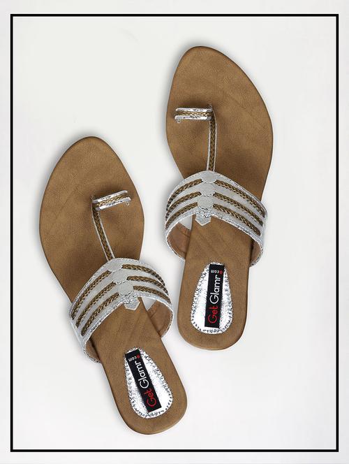 silver one toe sandals - 16603126 - Very Small Image - 1