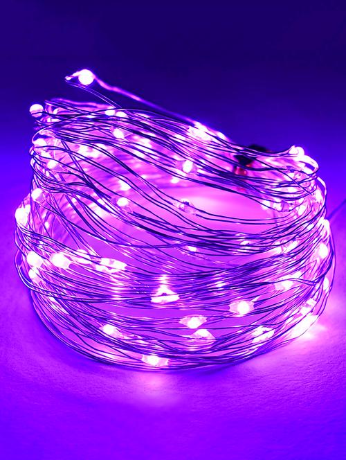 led copper wire string light with adapter   - 16604287 - Very Small Image - 1