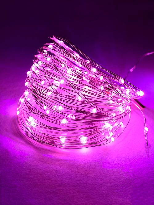 led copper wire string light with adapter   - 16604288 - Very Small Image - 1