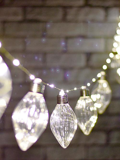 led copper wire conical bulb shape decorative string light- 8 bulb - 16604321 - Very Small Image - 1