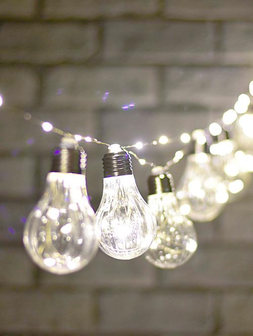 led copper wire regular  bulb shape decorative string light- 8 bulb - 16604322 - Very Small Image - 1