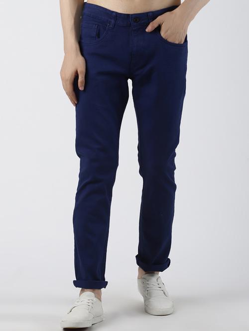 blue plain denim jeans  - 16605991 - Very Small Image - 1