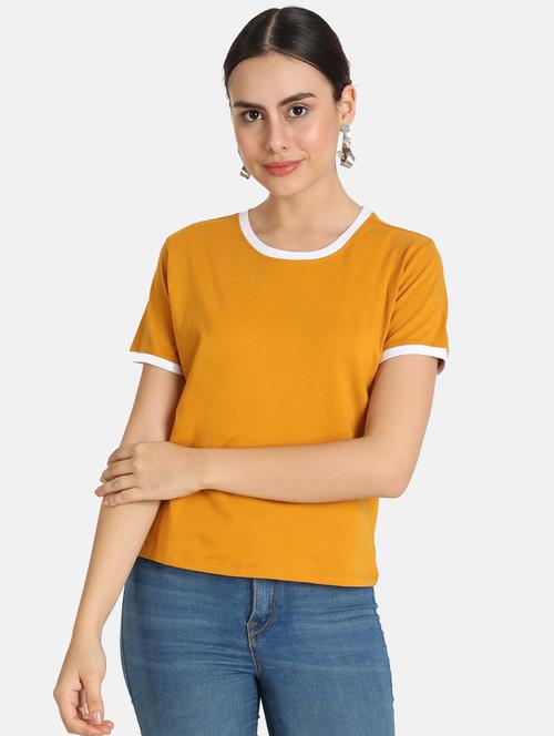 round neck solid tee - 16606071 - Very Small Image - 1