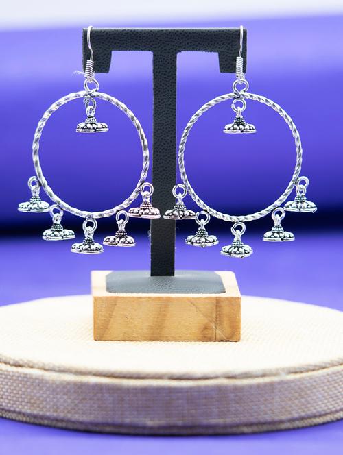 silver  drop earring - 16607369 - Very Small Image - 1