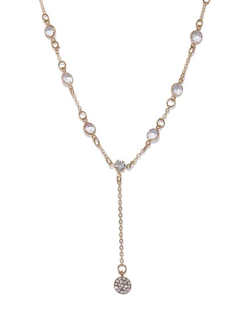 gold  heavy statement necklace - 16610480 - Very Small Image - 1