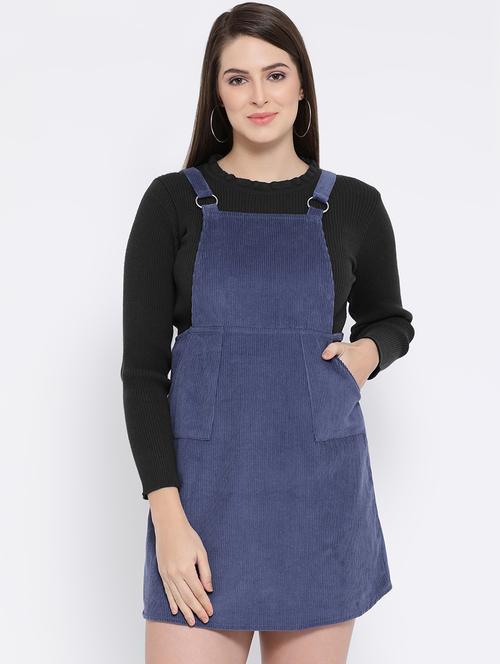pocket patch dungaree dress - 16611948 - Very Small Image - 1