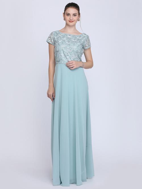 women's fit & flare maxi dress - 16613822 - Very Small Image - 1