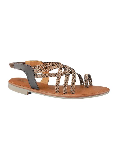 brown back strap sandals - 16615284 - Very Small Image - 1