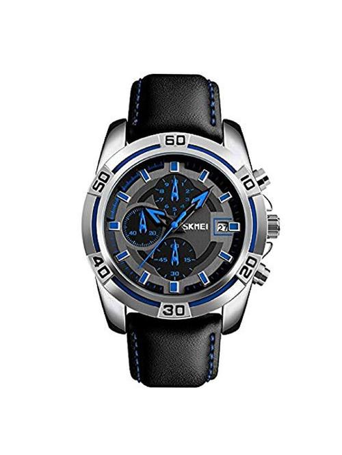 skmei 9156 blue wrist watch for men - 16615617 - Very Small Image - 1