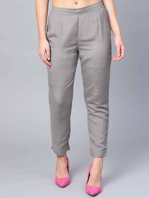 solid straight tapered pant - 16619622 - Very Small Image - 1
