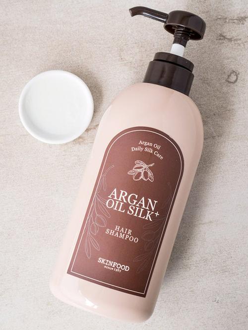 argan oil silk plus shampoo - 16625663 - Very Small Image - 1