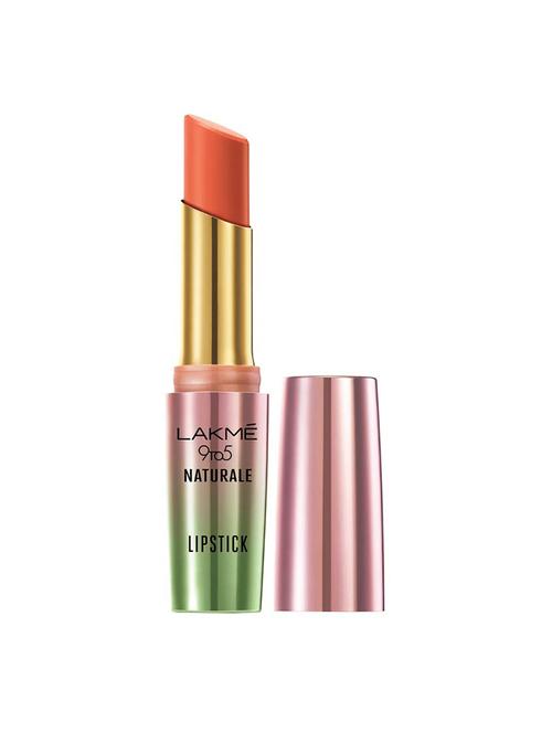 lakme 9to5 naturale matte lipstick, coral bliss np13, 3.6 g - 16630896 - Very Small Image - 1