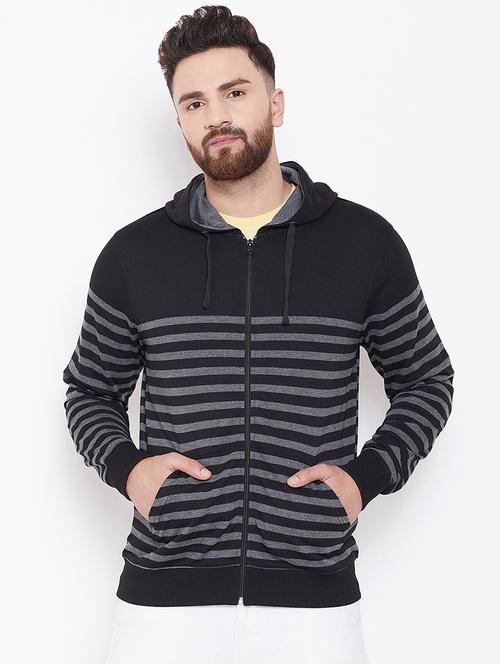 black striped sweatshirt - 16634435 - Very Small Image - 1