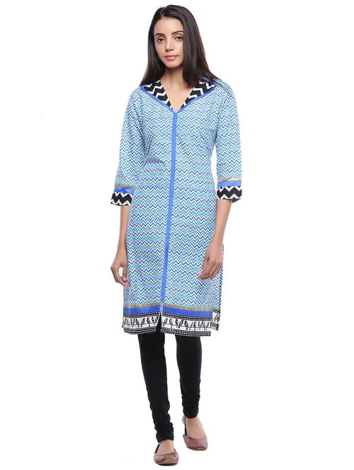 women's straight kurta - 16634533 - Very Small Image - 1