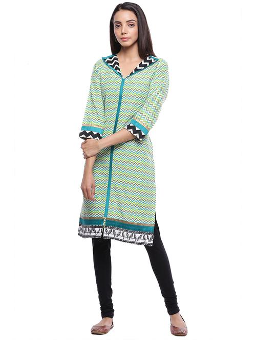 women's straight kurta - 16634534 - Very Small Image - 1